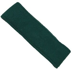 TURTLE FUR Fleece Ear Head Band Warmer Ski Snow Beanie Hunter Green Teal‎ Vtg